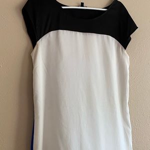 Express color block mini dress